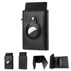 Carbon Fiber Card Holder Case for Smartphones